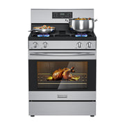 Empava 30in. 4.8 Cu.Ft Slide-In Gas Range with Stainless Steel