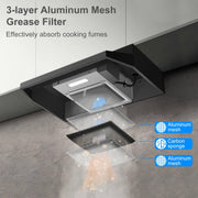 SNDOAS 24 in. Under-Cabinet Range Hood