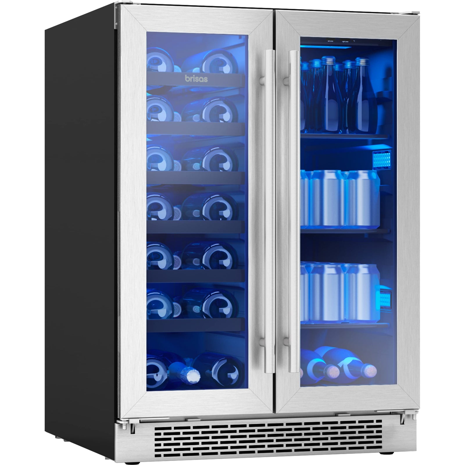 Zephyr Wine & Beverage Cooler with Stainless Steel
