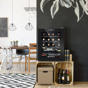 ROVSUN Wine & Beverage Cooler with Stainless Steel