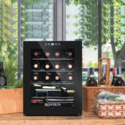ROVSUN Wine & Beverage Cooler with Stainless Steel