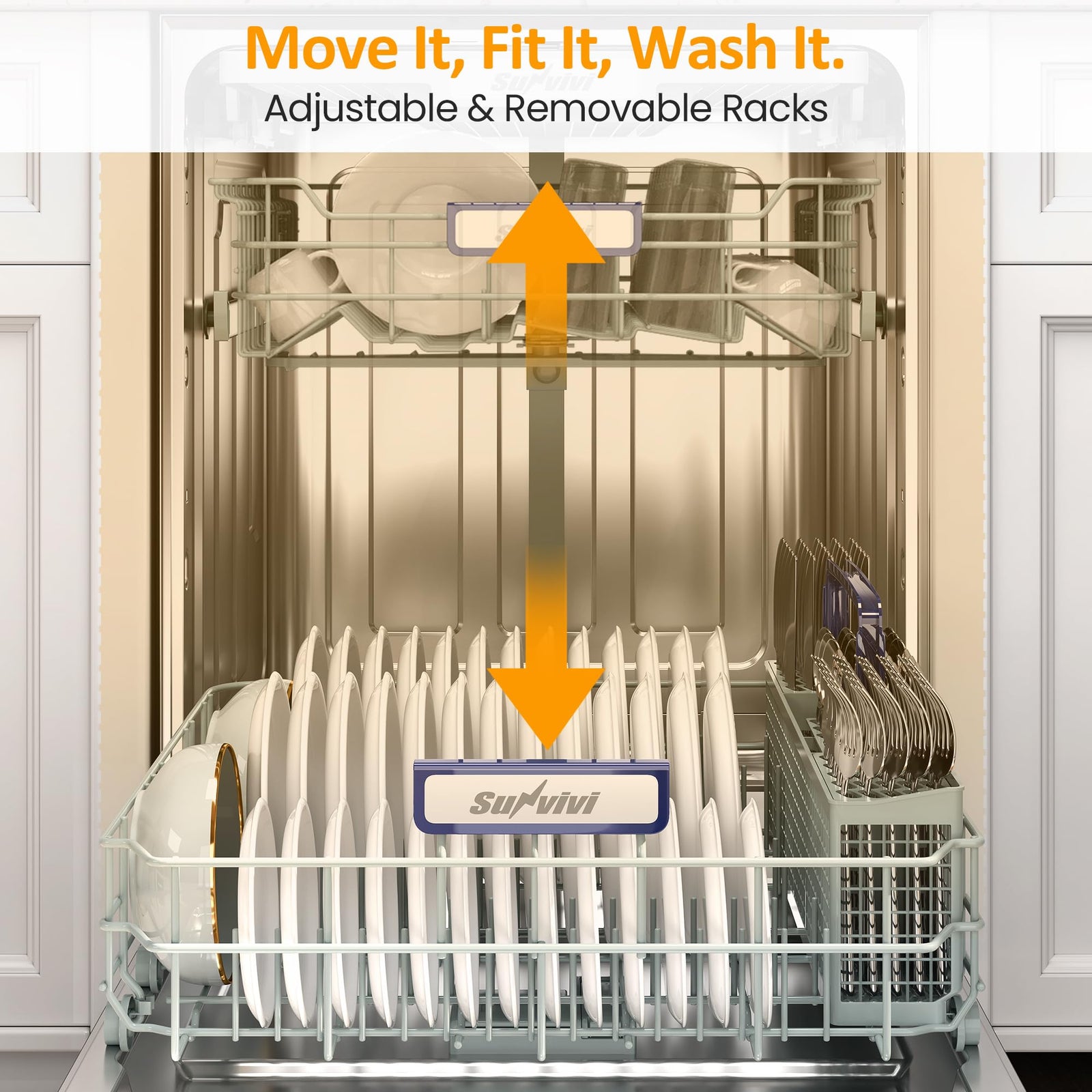 SUNVIVIPRO 24in. Built-In Dishwasher