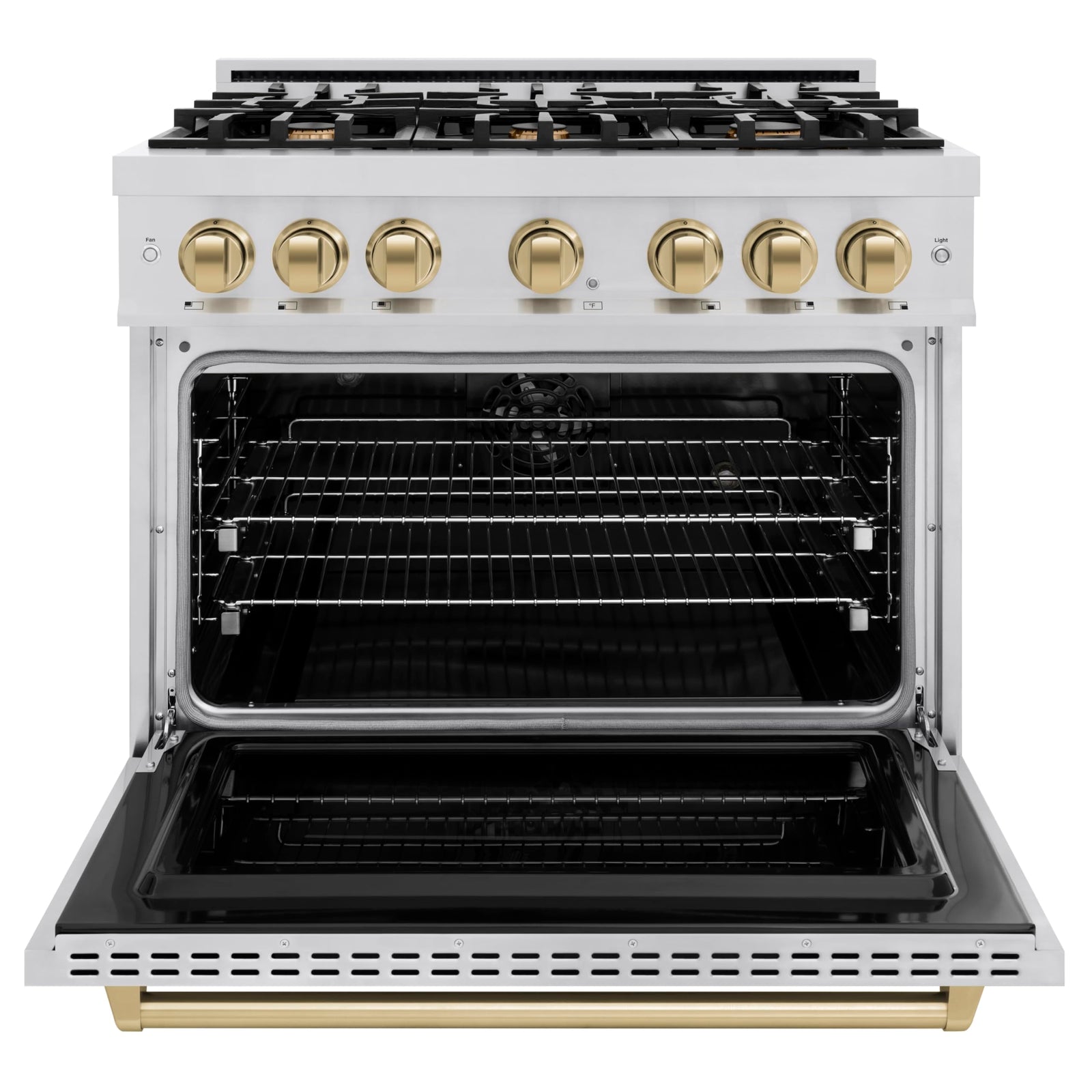 ZLINE 36 in. 5.2 cu. ft. Dual-Fuel Range with Stainless Steel