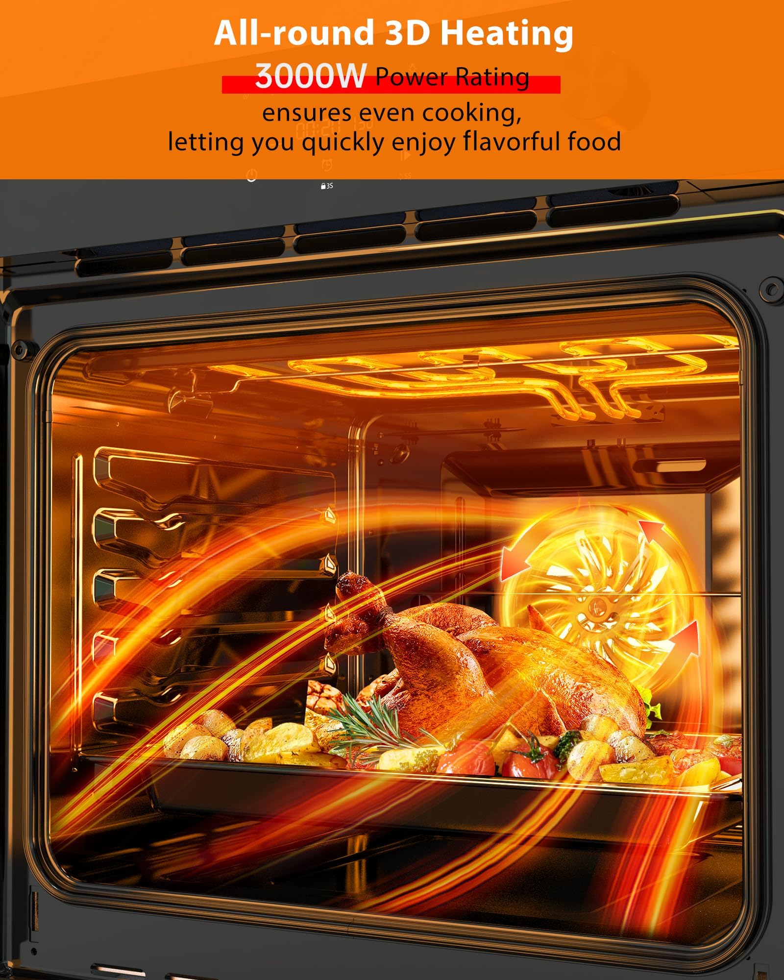 EliteEdge 24in. 2.5 cu. ft. Built-In Wall Oven