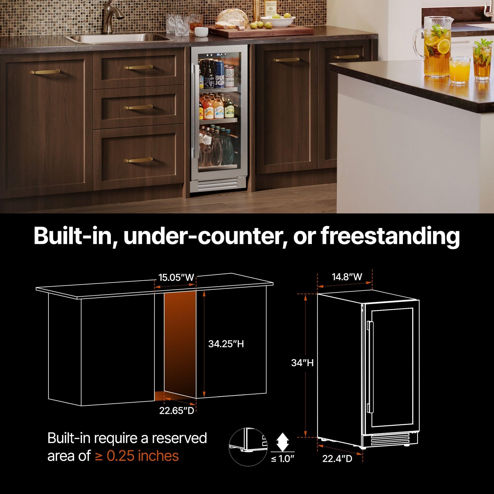 Ca'Lefort Beverage Refrigerator
