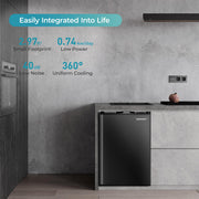 EUHOMY 3.0 cu. ft. Upright Freezer